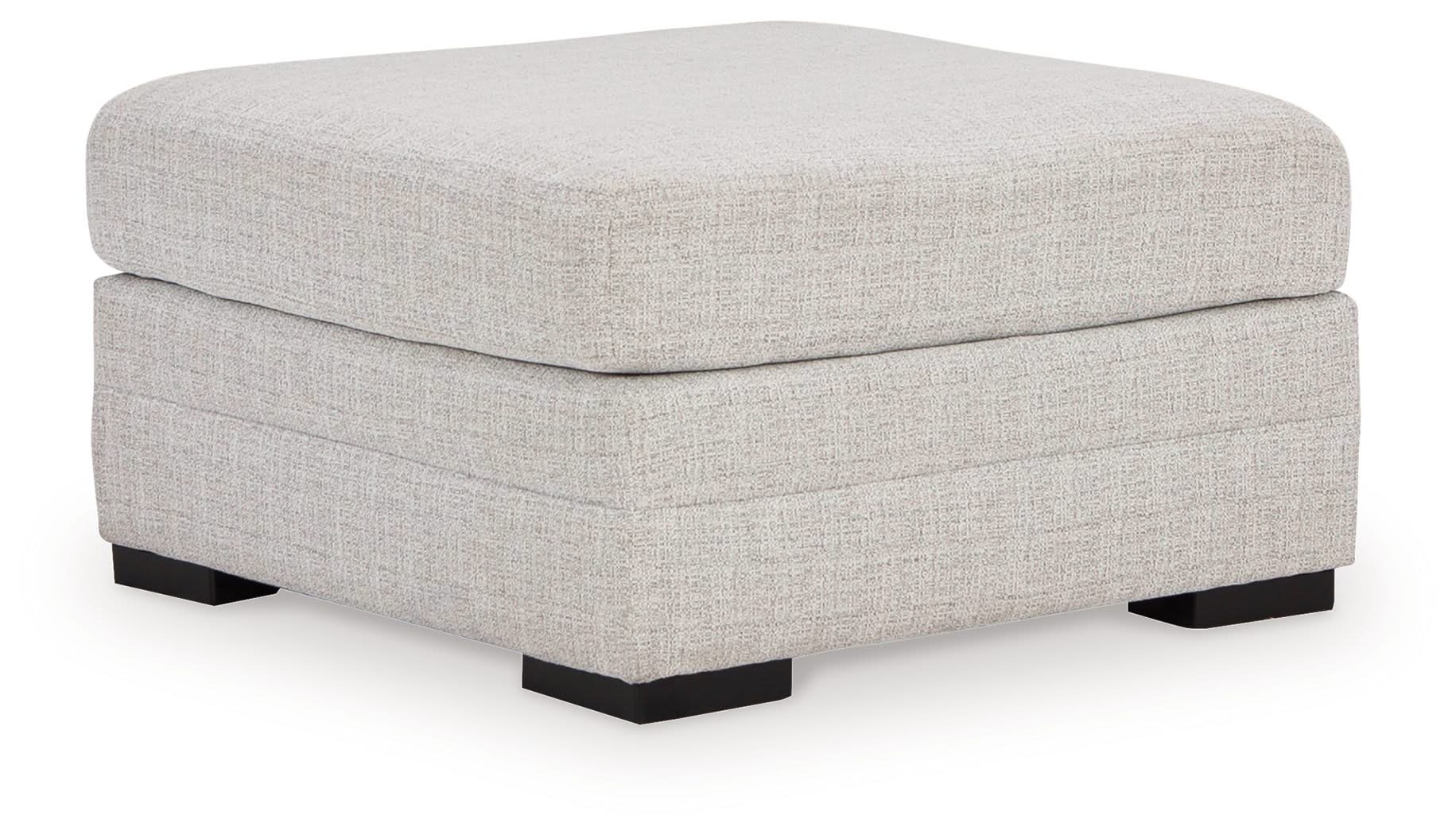 Koralynn - Oversized Accent Ottoman - Stone