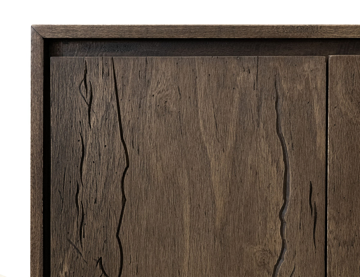 Savia - 2 Door Wood TV Stand - Brown
