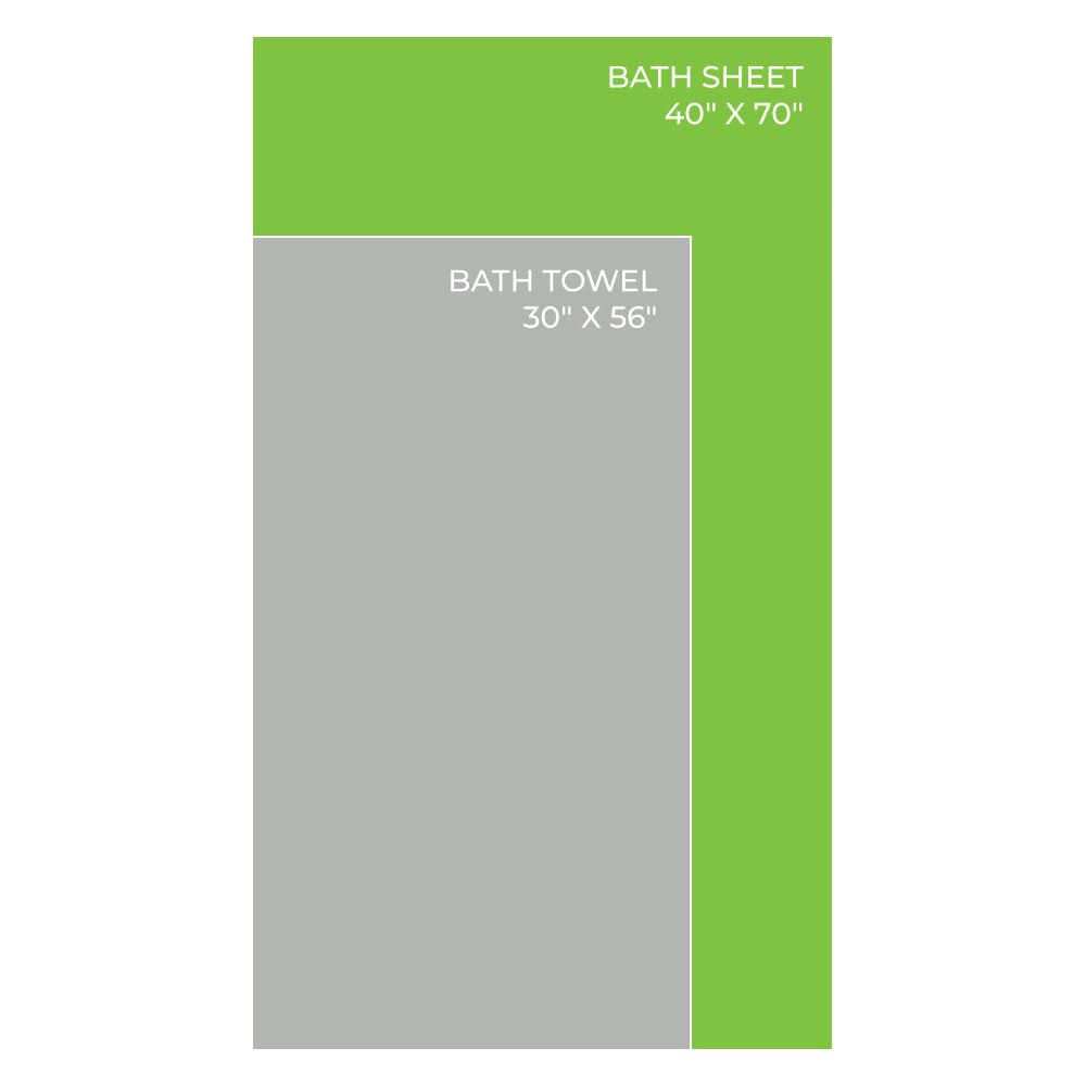 Luxury Bamboo Two-Tone Bath Towel
