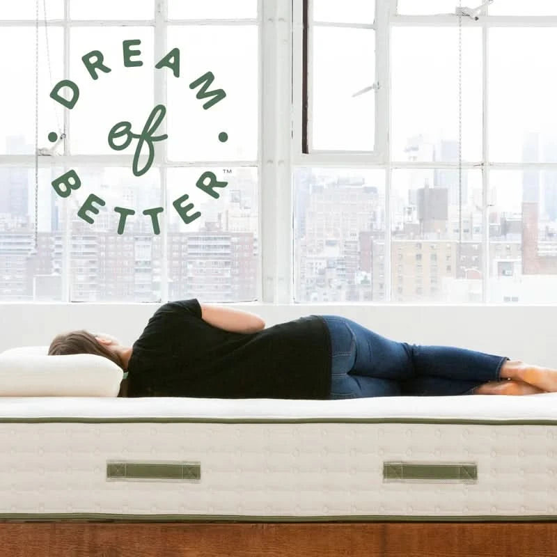 Avocado Green Organic Medium Tight Top Mattress with Certified Latex Hybrid Support