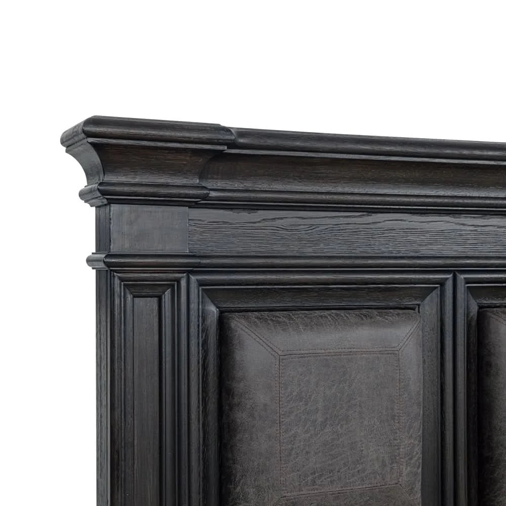 Palisade Brown Contemporary Storage Bed