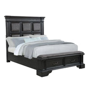 Palisade Brown Contemporary Storage Bed