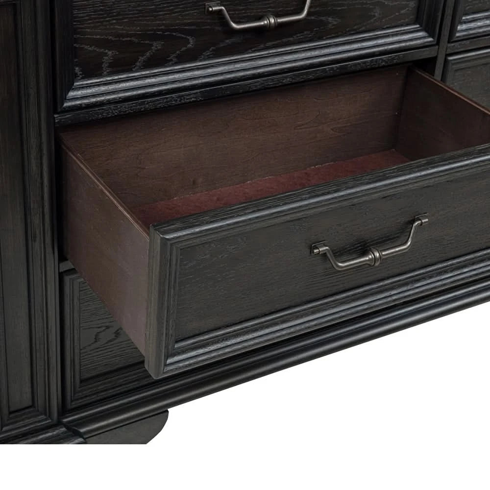 Palisade Brown Contemporary Dresser with Spacious Storage Drawers