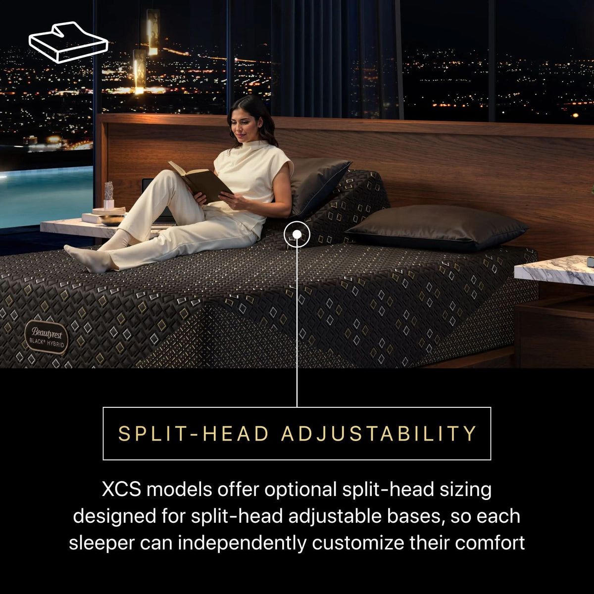 Beautyrest Black Hybrid Series Five XCS Plush Mattress