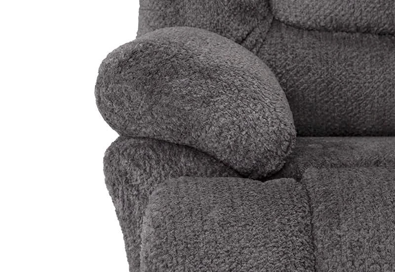 Titan Charcoal Oversized Recliner with Ultralign Technology