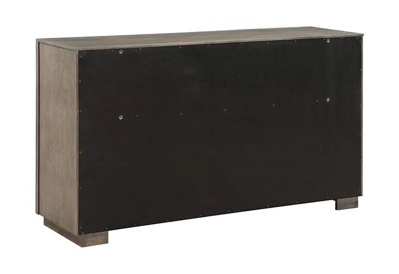 Boulevard Taupe Oak 8 Drawer Dresser with Modern Storage Design