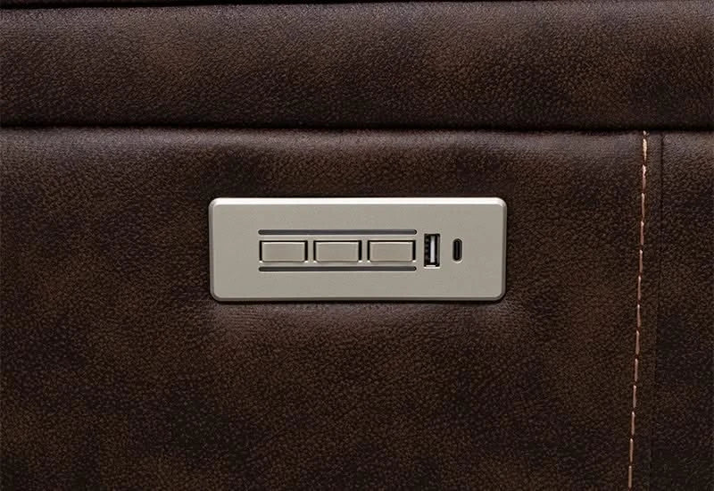 Moto Motion Capriccio Smoke Power Recliner with Triple Power Motion and Immersive Sound