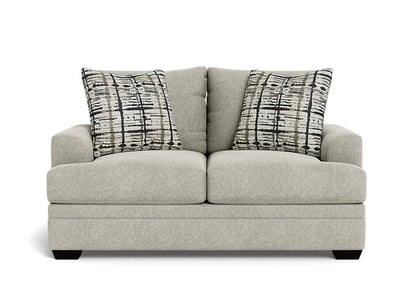 Carson Mist Contemporary Loveseat