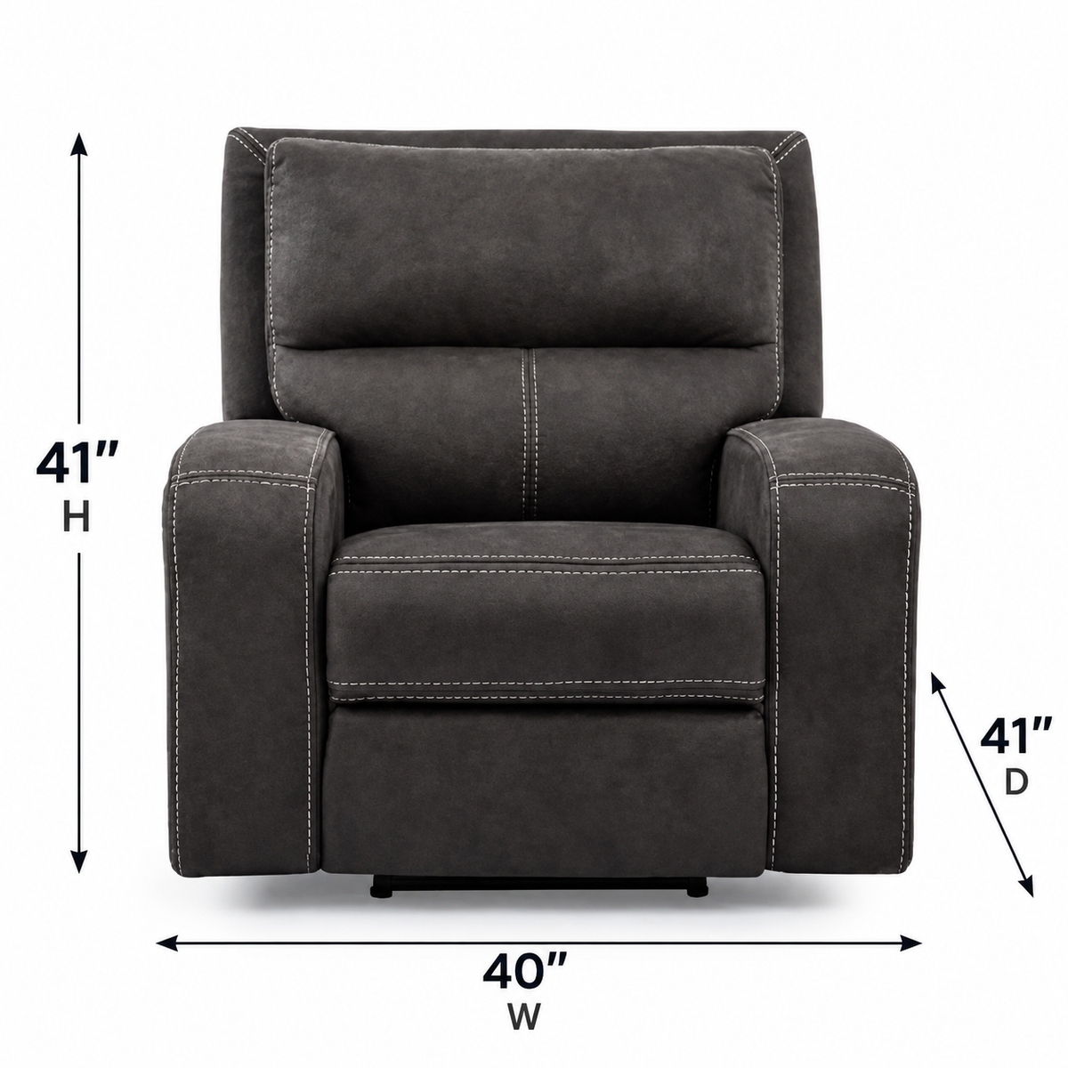 Vaquaro Slate Power Reclining Recliner