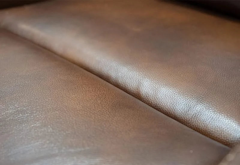 Chesapeke Brown Zero Gravity Leather Dual Power Reclining Living Room Set Includes Sofa with 3 Reclining seats and Loveseat with Storage Console