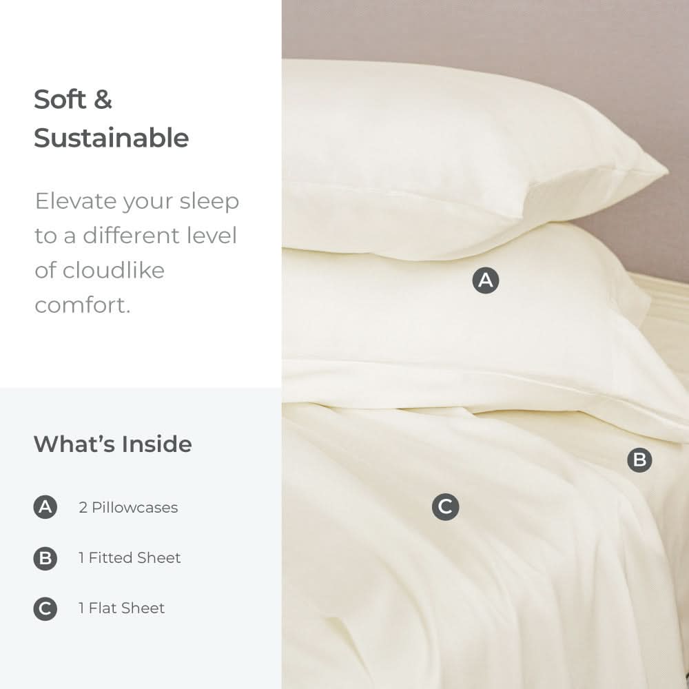 Classic Luxury Bamboo Bed Sheet Set