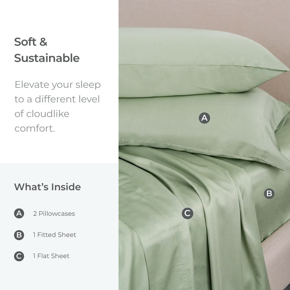 Classic Luxury Bamboo Bed Sheet Set