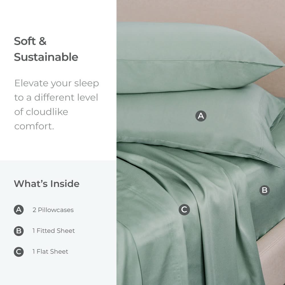 Classic Luxury Bamboo Bed Sheet Set