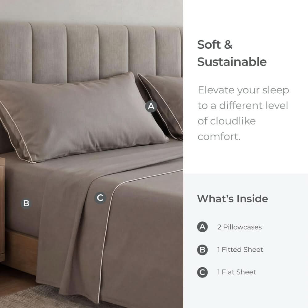Retreat Luxury Bamboo Cooling Sheet Set