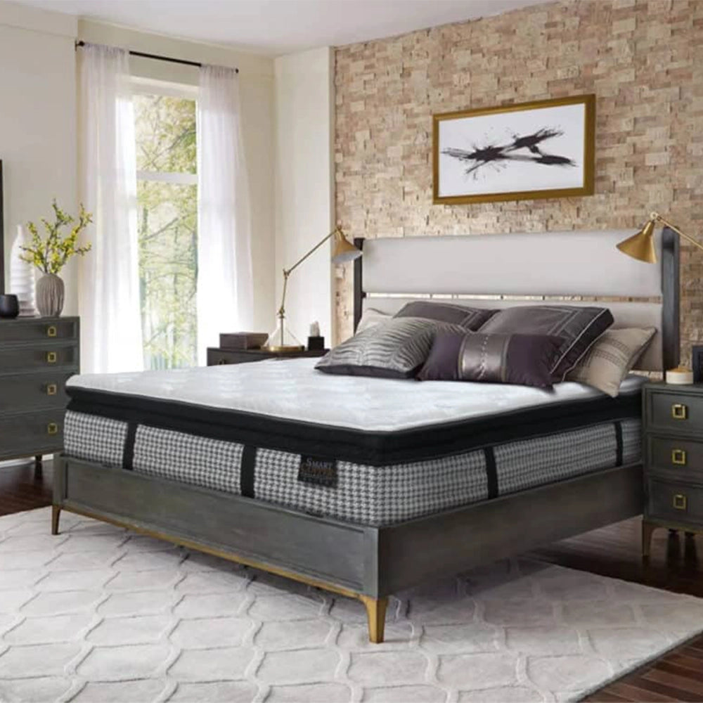 Crystal Dreams Pillow Top Mattress – Soft Comfort with Foam Encased Support