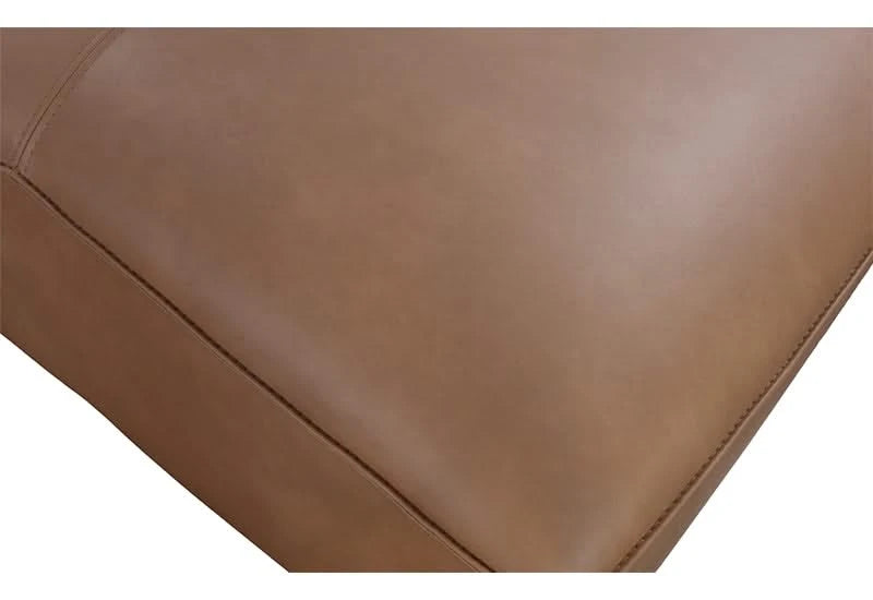 Denali Leather Cocktail Ottoman – Extra Wide & Low Profile