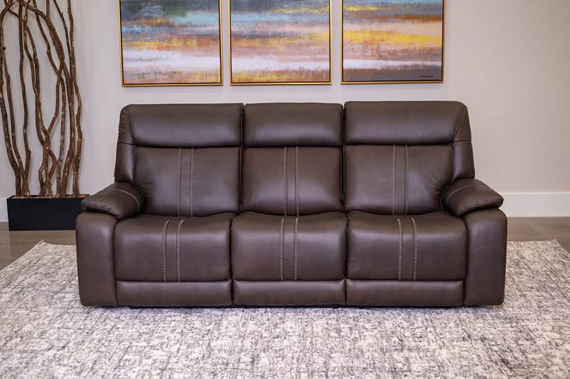 エモーション・アンド・コモーション(リミテッド・エディション) Moto Motion Kona Earth Brown Leather Power Reclining Living Room