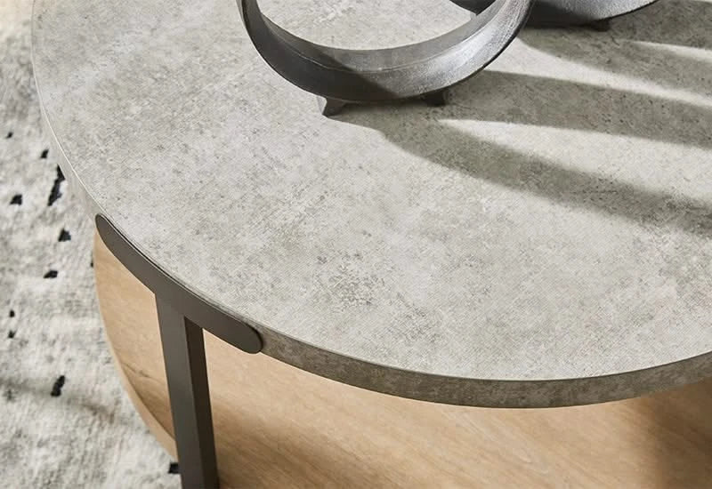 Room Package - Hornet Beige Reclining Sofa and Loveseat Living Room Package with Coffee Table Set & Rug