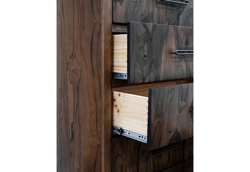 Deepika Brown Mango/Teak 6 Drawers Dresser