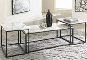 Donnesta Contemporary Nesting 3 PC Coffee Table Set