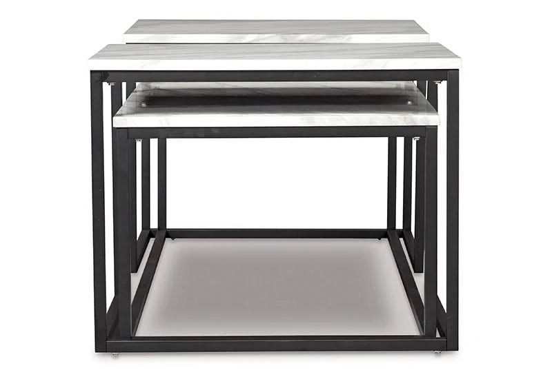 Donnesta Contemporary Nesting 3 PC Coffee Table Set