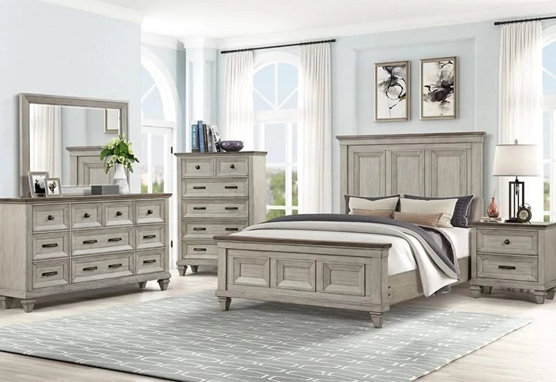 Farmington Two Tone Rustic Mirror
