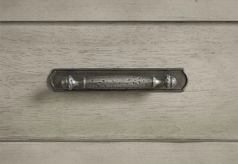 Farmington Two Tone Rustic 2 Drawer Nightstand with USB Charging