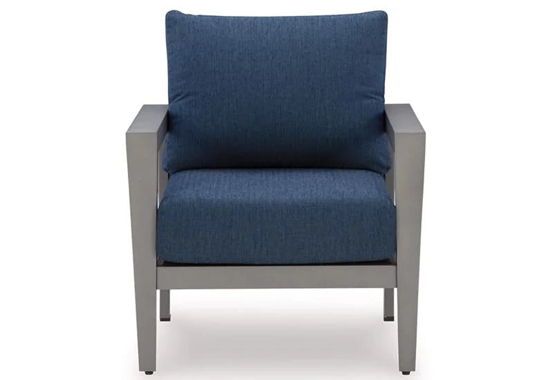 Gali Outdoor All Weather 4 PC Patio Furniture Set Includes Sofa, 2 Chairs and Coffee Table