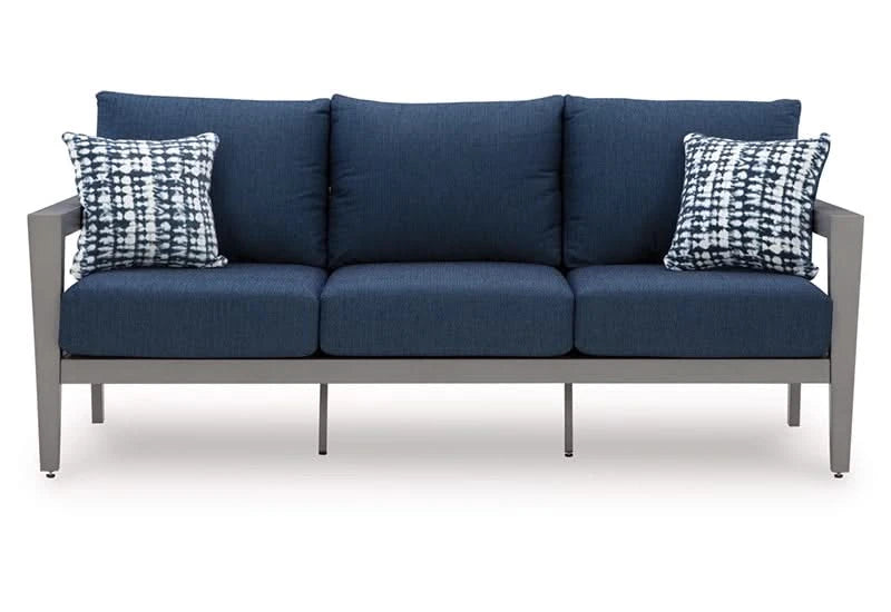 Gali Outdoor All Weather 4 PC Patio Furniture Set Includes Sofa, 2 Chairs and Coffee Table