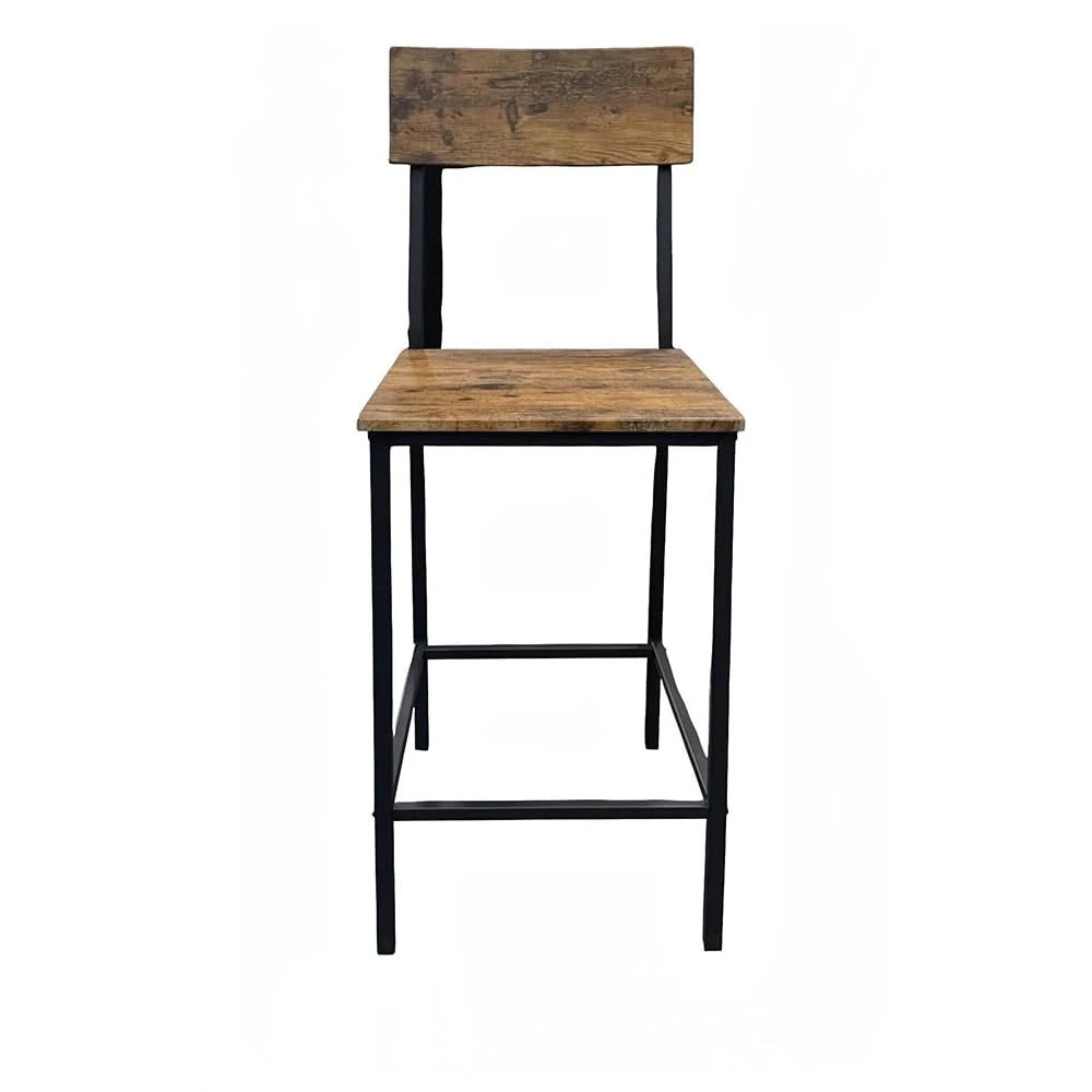 Ironvale Rustic Black Counter Height Dining Set