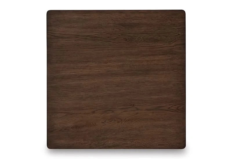 Hannodream Brown Contemporary Square End Table