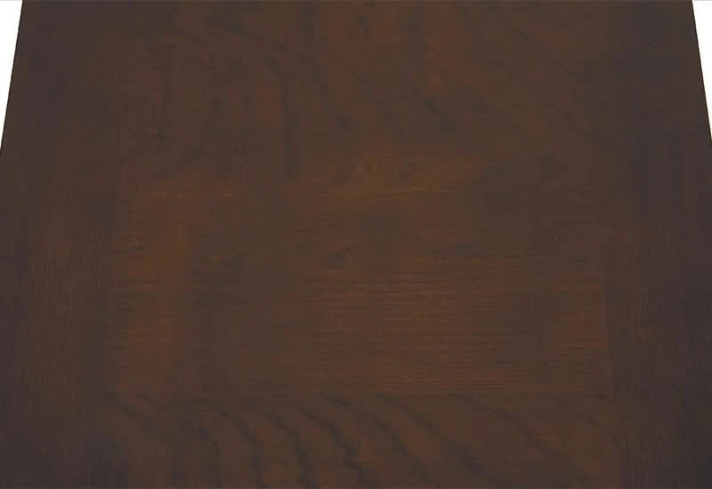 Heather Dark Brown Contemporary Square End Table