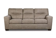 Hilltop Pebble Contemporary Sofa with Tufted Back and Wide Track Arms