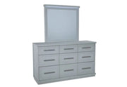 Infinity White Contemporary 9 Drawer Dresser