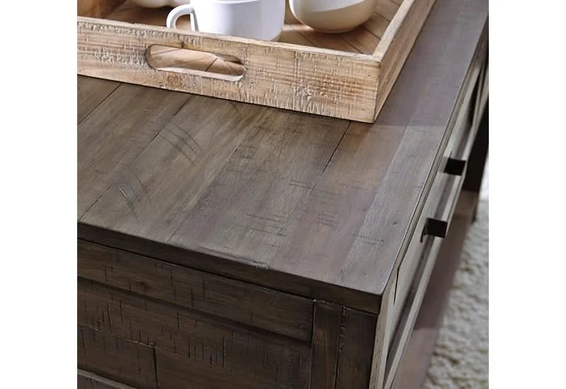 Johurst Two Tone Rustic Console Sofa Table