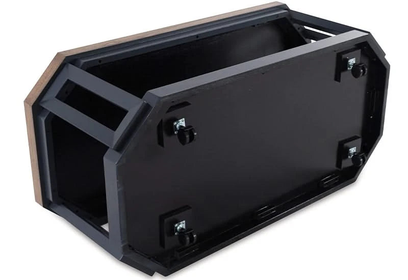 Landocken Brown/Blue Contemporary 3 PC Coffee Table Set