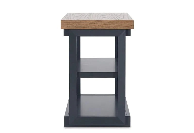 Landocken Brown/Blue Contemporary 3 PC Coffee Table Set