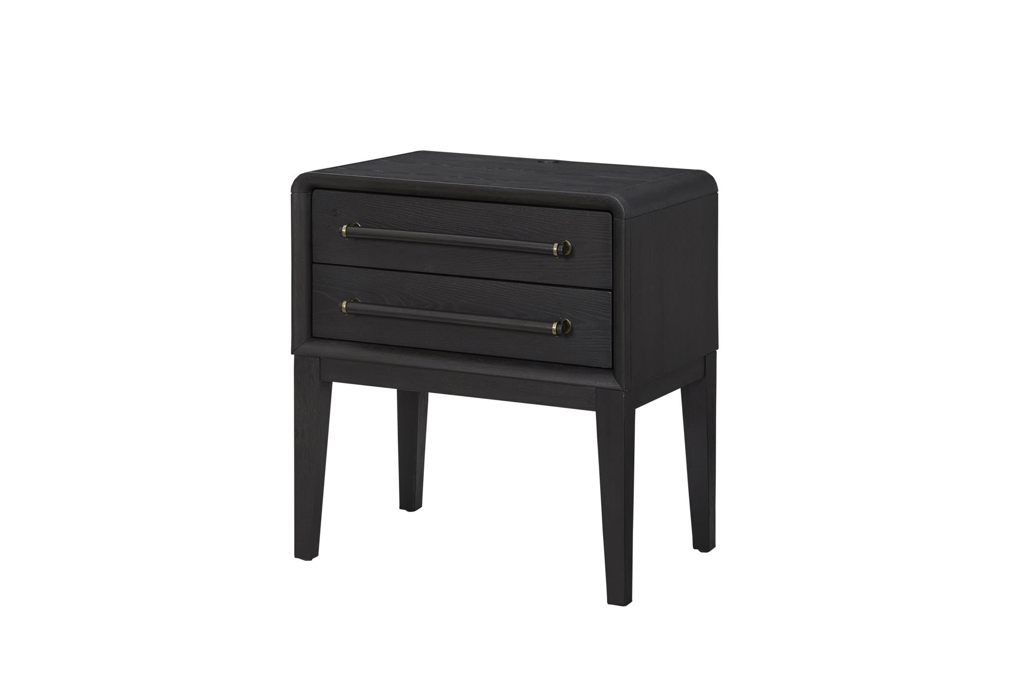 Elure Small Nightstand - Peppercorn