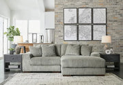 Linx Modern 2 PC Modular Sectional with Chaise and Accent Pillows