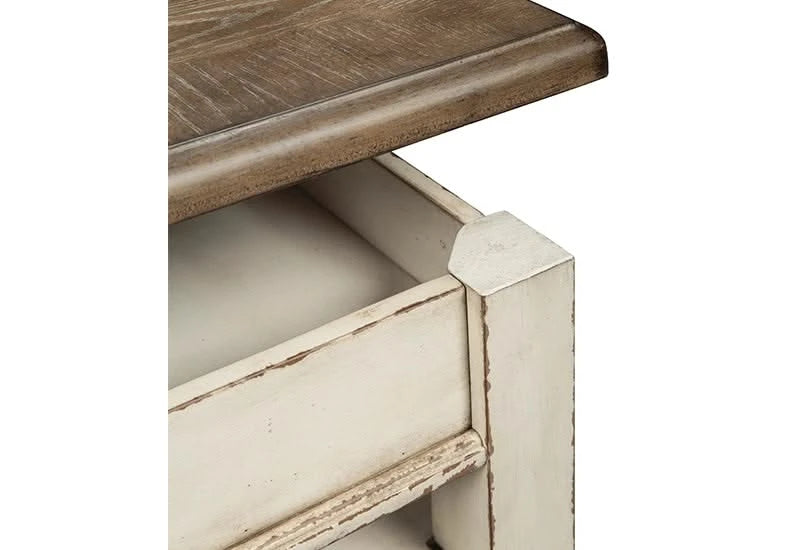 Magnolia Two Tone Traditional Cottage Lift Top Coffee Table