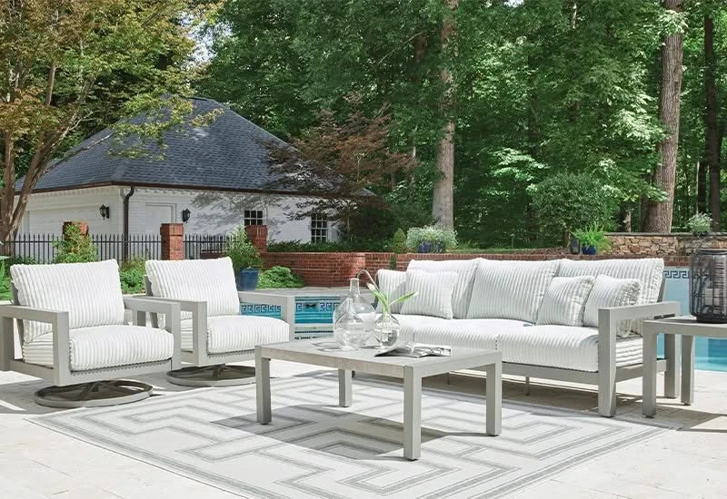Marlin Outdoor All Weather Aluminum Cocktail Table
