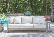 Marlin Outdoor All Weather Sofa with Cushions and Throw Pillows