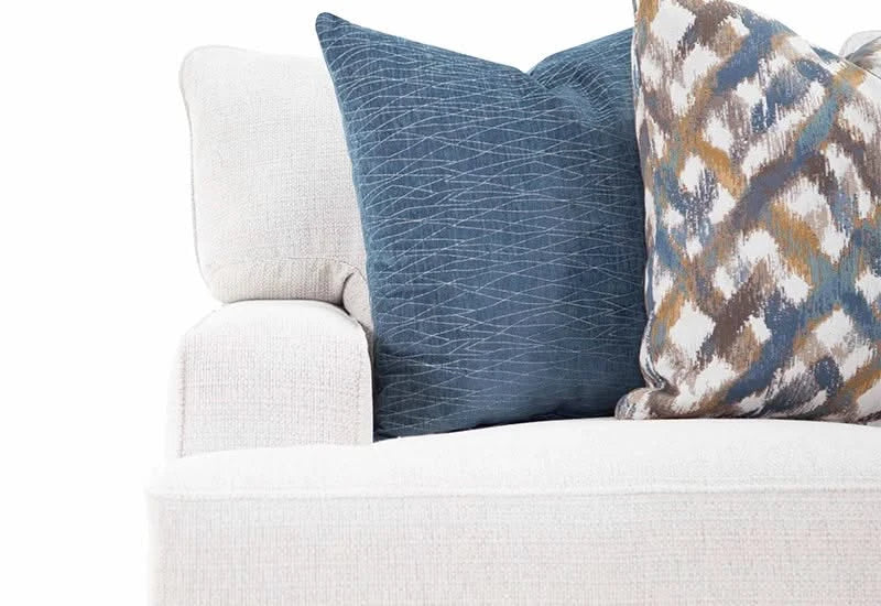 Orlando Snow Sofa & Loveseat Set – Deep Seating with Reversible Cushions