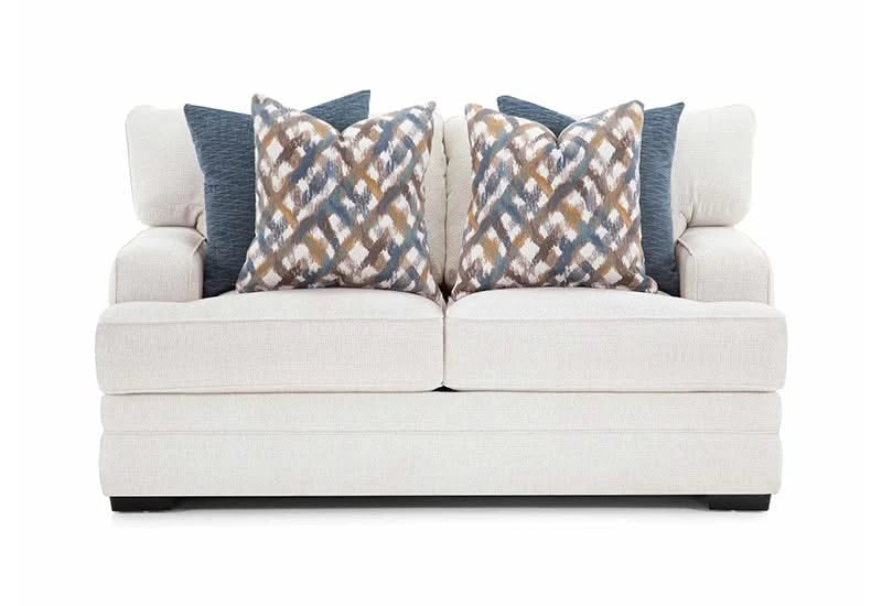 Orlando Snow Sofa & Loveseat Set – Deep Seating with Reversible Cushions