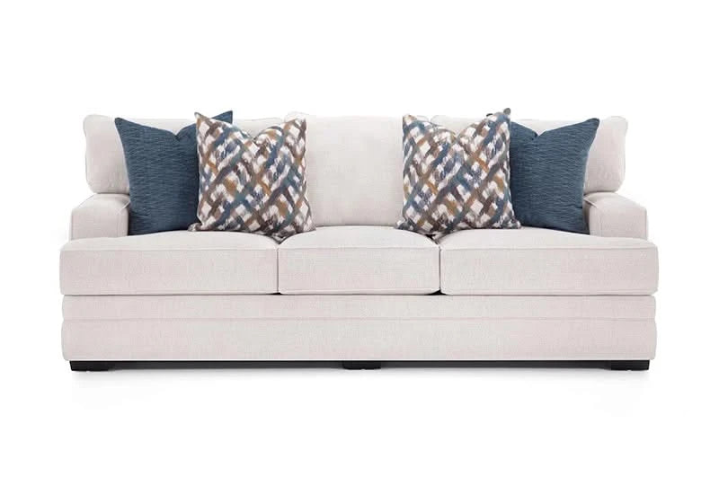 Orlando Snow Sofa & Loveseat Set – Deep Seating with Reversible Cushions