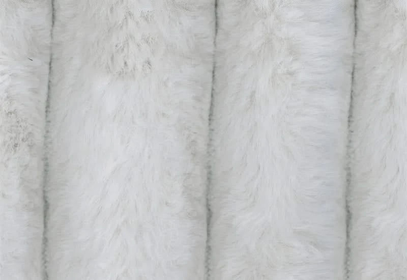 Presley Fog Gray Plush Oversized Chaise