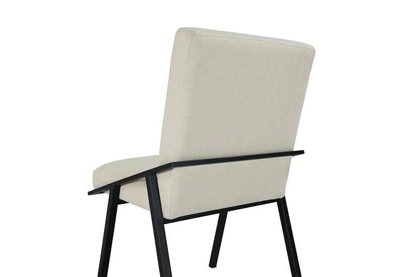 Rocha Modern Rustic Fabric Upholstered Dining Chair