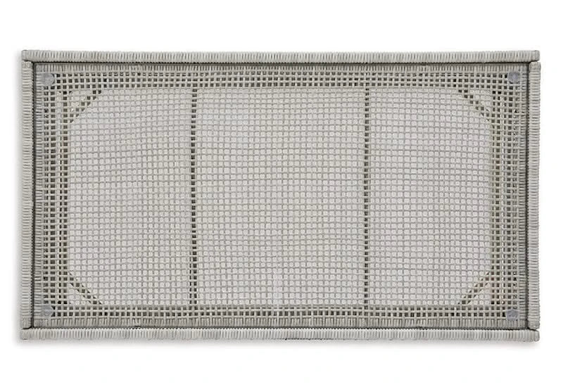 Seton Creek Contemporary Outdoor All Weather Wicker Aluminum Cocktail Set Includes Cocktail Table and 2 End Tables