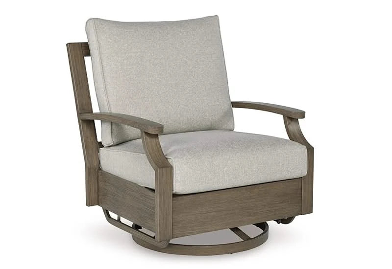 Texas Ranch Outdoor All Weather Swivel Glider Chair with Cushion