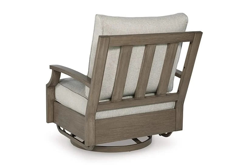 Texas Ranch Outdoor All Weather Swivel Glider Chair with Cushion